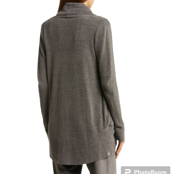 NWOT Barefoot Dreams®️ CozyChic Lite®️ Circle Cardigan in Mineral Size Small - Picture 2 of 13